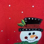 Vintage top stitch snowman crewneck Red Size L Photo 4