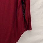 Croft & Barrow Womans Blouse Size 3x Maroon Whimsy Art To Wear Artsy Eclectic Photo 3