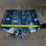 American Eagle Women's Vintage Hi-Rise Festival Destroyed Denim Shorts, Size 4 Photo 7
