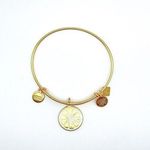 ALEX AND ANI Zest for life Lemon Gold Tone Expandable Bracelet Photo 0