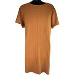 Madewell Fall  Texture & Thread Short Sleeve Side-Tie Dress Women’s L NWT Brown Photo 7
