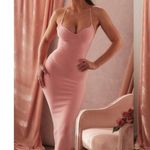 House Of CB Fifi fairy pink fitted bodycon maxi dress Photo 11