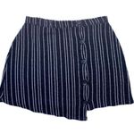 Urban Outfitters Asymmetrical Button Stripe Mini Skirt Small Petite Photo 0