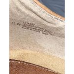 Softspots Tan Leather Peep Toe Slingback Wedge Sandals Women’s 11W Comfort Brown Size 11 Photo 10