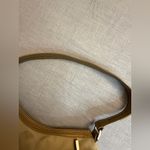 Tumi Ballistic Nylon w/Leather Trim Purse Bag gold tan Photo 5