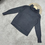 Athleta Breckenridge Turtleneck Knit Sweater Pullover Longsleeve Charcoal Gray S Photo 2