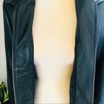 Preston & York Preston & York Lambskin Leather Moto Jacket, Luxurious, Dark Green, Small, NWT Photo 8