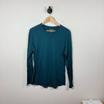 Segments Women’s Classic Long Sleeve Merino Wool Baselayer in Teal Size L Blue Size L Photo 2