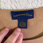 Charter Club  Sleeveless Top Beige 55% Silk Women's Size L Photo 3