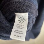 Athleta Retreat Sweater Dress Athlesiure Navy Marled Drop Shoulder Side Seams M Photo 8