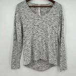 Lululemon Size 8 Meant to Move Scoop Neck Gray White Space Dye Top sweat wick Photo 1