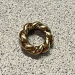 Pandora Authentic Twist Rope Spacer Charm 14k Gold 750353 Retired 585 ALE Bead Photo 3