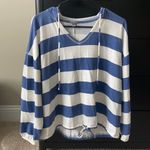 Aerie  Striped Oversized Hoodie Pullover Photo 1
