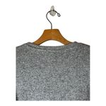 ZARA  Trafaluc Sweater Women Small Gray Knit Crew Neck Long Bell Sleeve Pullover‎ Photo 4