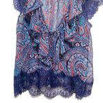 Highline  Collective Women’s Small Petite Paisley See Through Light Weight Blouse Photo 2