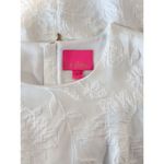 Lilly Pulitzer Lilly Pulizter Dress White Kayla Stretch Mini Bell Sleeve Bridal Formal Size 4 Photo 3