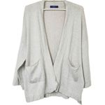 ZARA ✨ Grey Open Front Oversized Slouchy Knit Kimono Style Sz Small Cardigan✨ Photo 5