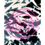 AC/DC  Black White Tie Dye Cropped Hoodie Sweatshirt Graphic Logo Print Size Medi Photo 11