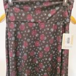 LuLaRoe Black Maxi Skirt Circles Azure Medi Photo 4
