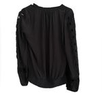 Ramy Brook  Brittany Lace Cutout Black Top NWT Photo 2