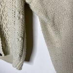 Ivy Vintage Chunky Acrylic Cardigan Brown Button Dot Pattern Size Small Photo 7