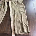 Free People Tahiti Cargo Pants Utility Pocket Smocked Rope Tie Dried Herb XS NEW Photo 6