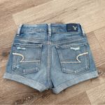 American Eagle  hi-rise shortie 360 super stretch shorts denim Photo 1