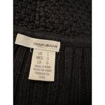 y2k Vintage DKNY Jeans Black Crochet Quartzip Full Zip Hoodie Fits like Size S Photo 3
