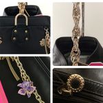 Versace For H&M Black Leather Charms Hobo Bag Photo 13