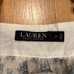 Ralph Lauren Lauren Nightgown Floral Flounce Ruffle White Blue Size Small Photo 5