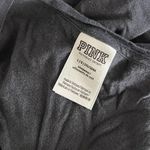 PINK - Victoria's Secret Pink Victoria’s Secret Breakfast Crew V-Neck Tee Charcoal Black Size L Photo 7