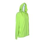 Columbia  Thermal Cowl Neck Hoodie Sz S Neon Yellow Pullover Omni-Wick Layering Photo 5