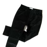 Kate Spade NWT Broome Street Stretch Velveteen in Black Straight Crop Pants 26 Photo 1