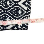 Worthington  Black White Abstract Geometric Print Wide Leg Cropped Pants 8 Preppy Photo 4