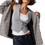 We The Free Plaid Blazer Photo 3