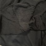 Aerie Black mini A-line dress with ruffle detailing size Small with seer sucker back Photo 2