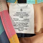 J.Crew Striped Swim Top Women's Small Low Back 3/4 Sleeve High Neck AK734 Photo 4