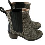 UGG  womens Camden exotic Chelsea boots calf hair dotted block heel size 6 Photo 13