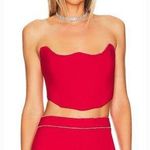 Lovers + Friends Catalina Bustier Top in Cherry Red Small Photo 0