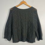 Anthropologie Sweater Womens M Far Away From Close Wool Blend Cardigan Cableknit Photo 1