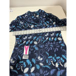 Womans Berek Blue Eyelet Floral Lined Blazer Medium Photo 4