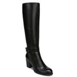 Naturalizer SOUL Black Wide Calf Chunky Heel Boot Knee High Size 6.5 New Photo 12