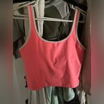 Hot Pink & White Crop Tank Top Size M Photo 0