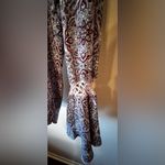 Hippie Rose  Sz MediumBlouse MaroonPink Paisley Bell Sleeve Crochet Boho Festival Photo 2