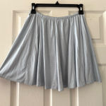 Brandy Melville  Light Blue Faux Suede Mini Skirt Photo 0
