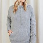 Jenni Kayne  100% Cashmere Hoodie Sweater Gray Medium Photo 1