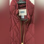 Old Navy  Maroon Quilted Vest Photo 1