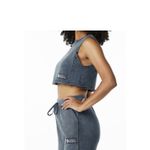 Alphalete   Very Terry Crop top Cutoff - Blue Topaz , Size Medium Photo 2