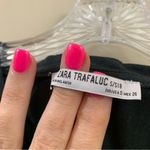 ZARA  Twist Front Black Crop Top Photo 1