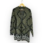 Frye  Women's The Cozy Cardigan, Green (Burnt Olive Combo), Size Large Photo 2